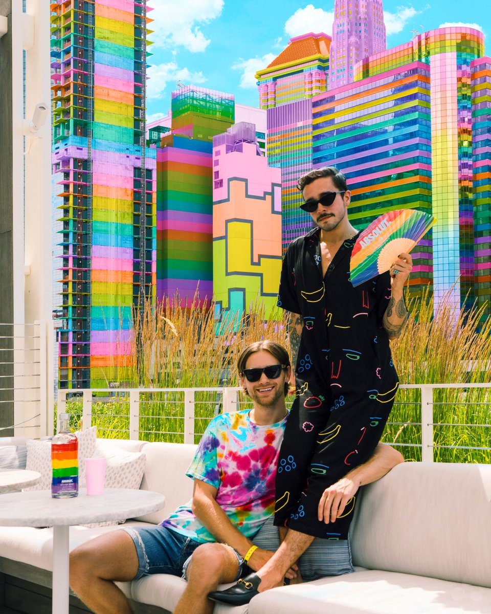 Kicked off #AbsolutPride with the Tea Dance this afternoon with my boyfriend, spreading the love with Planet Earth's Favorite Vodka. #ad