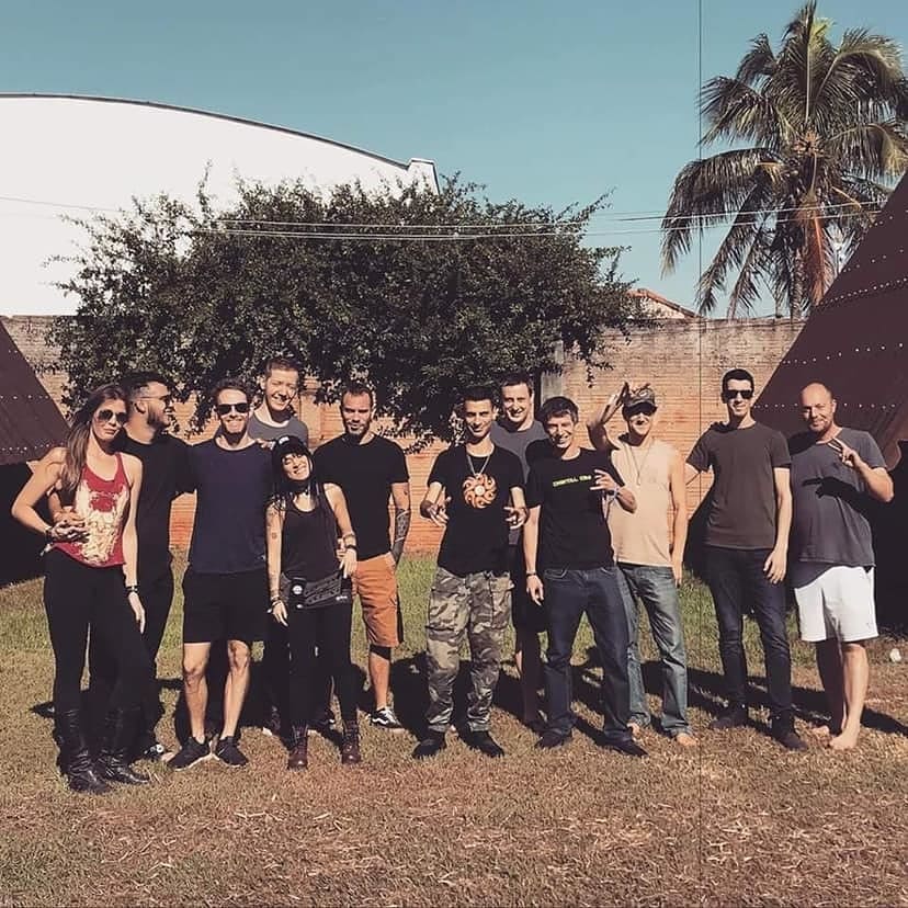 digital_om's tweet photo. #Djantrix with the gang @ #Philippines Prison ☠️❤️
Zen Mechanics, #Lyktum, #Musatti, #Protonica, James West, #Headroom &amp; #Mindbenderz

#djdjantrix #djantrixmusic #zenmechanics #JamesWest #psyfamily #psytribe #psyculture #psytranceartists #psyfeature #psytrance #trance #goatrance https://t.co/9K4DwkvE26