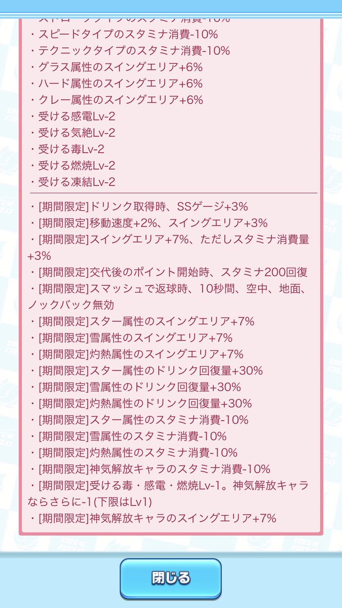 限定スロットスキル 限定スロットスキル