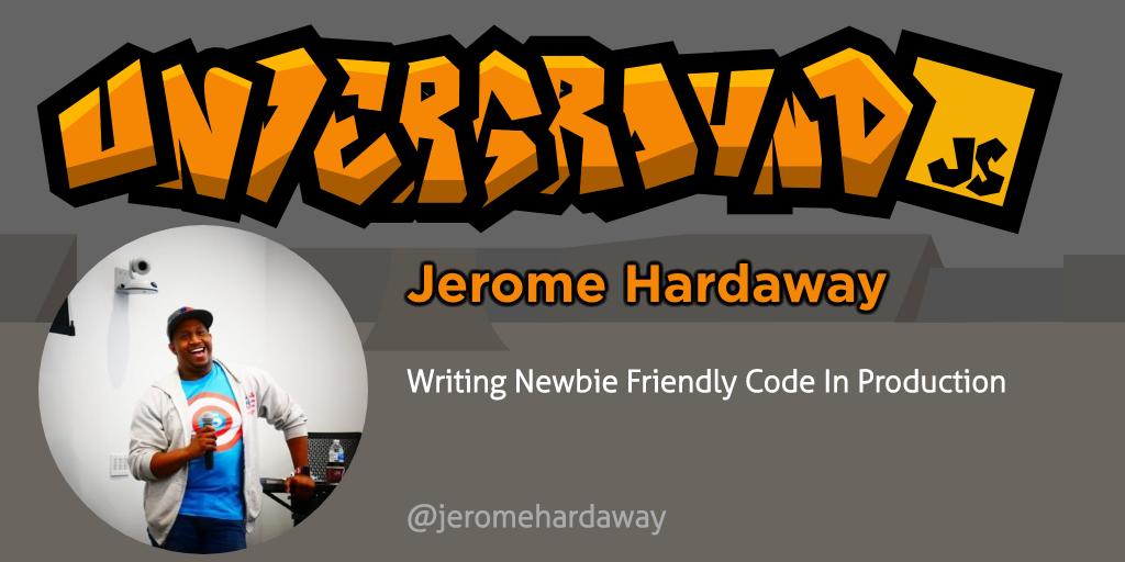 undergroundjs's tweet photo. We're thrilled to let you know that @JeromeHardaway will be presenting at #UndergroundJS More info: https://t.co/3AQ6trR5ma on August 2 #javascript #coding #webdevelopment https://t.co/x3Wvn9Q6jd