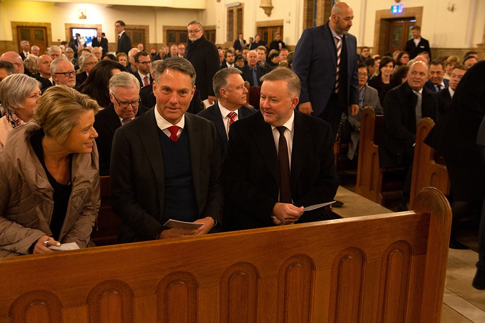 CGCatholic's tweet photo. On a very chilly morning in Canberra, some of Australia's politicians gathered at St Christopher's Cathedral for the annual Ecumenical Prayer Service. https://t.co/Kn4ZYy1hSv