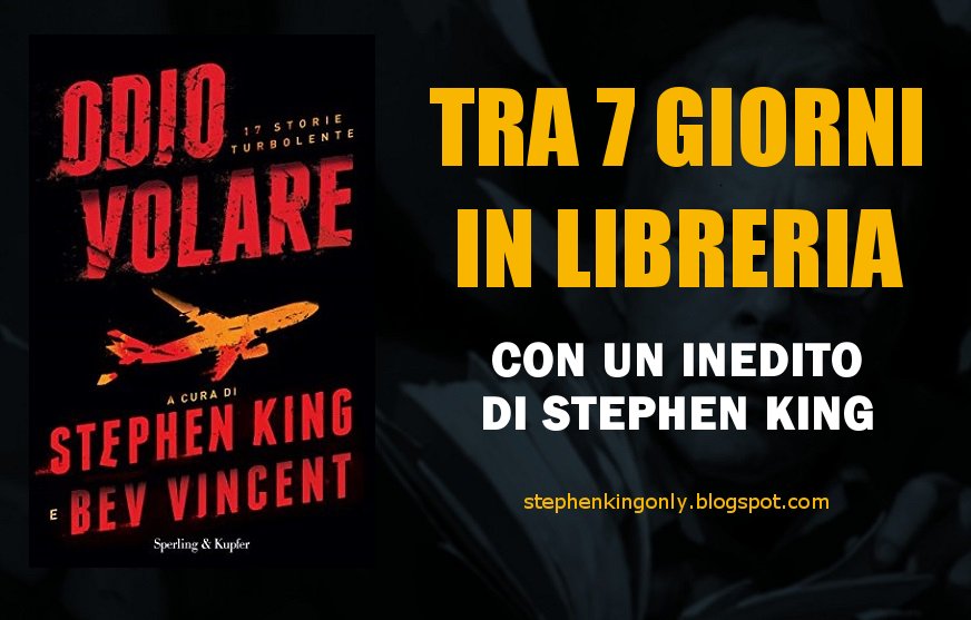 RagusaMaurizio's tweet photo. Tra una settimana si decolla 🛫 grazie a @StephenKing e @BevVincent...
Da martedì in libreria e in ebook per @Sperling_Kupfer.
#FlightOrFright #OdioVolare #StephenKing #books
Follow https://t.co/SrYTWDnDlD! https://t.co/O4Pq3YqLIE