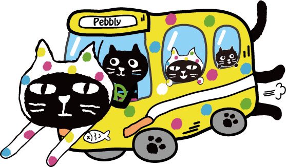 Pebbly ペブリー בטוויטר 昨日ご要望のあったネコバス のイラストを描きました ヨーのバス をミーが運転 ミーは小学生なのに大型免許証を持ってるのかな ネコバス イラスト Bus ミー ヨー ミーとヨー キャッツフレンズ
