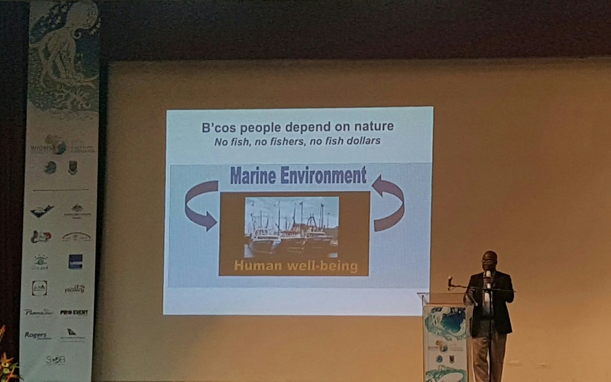 RaviNunkoo's tweet image. &quot;these declines are not just theoretical stuff, they mean a lot to the lives of people&quot; great keynote presentation @DrRashidSumaila @wiomsa   #wiomsasymposium2019 @Cities_n_Coasts @UBCoceans @UBC @OceanCanada @FisheryEconomic