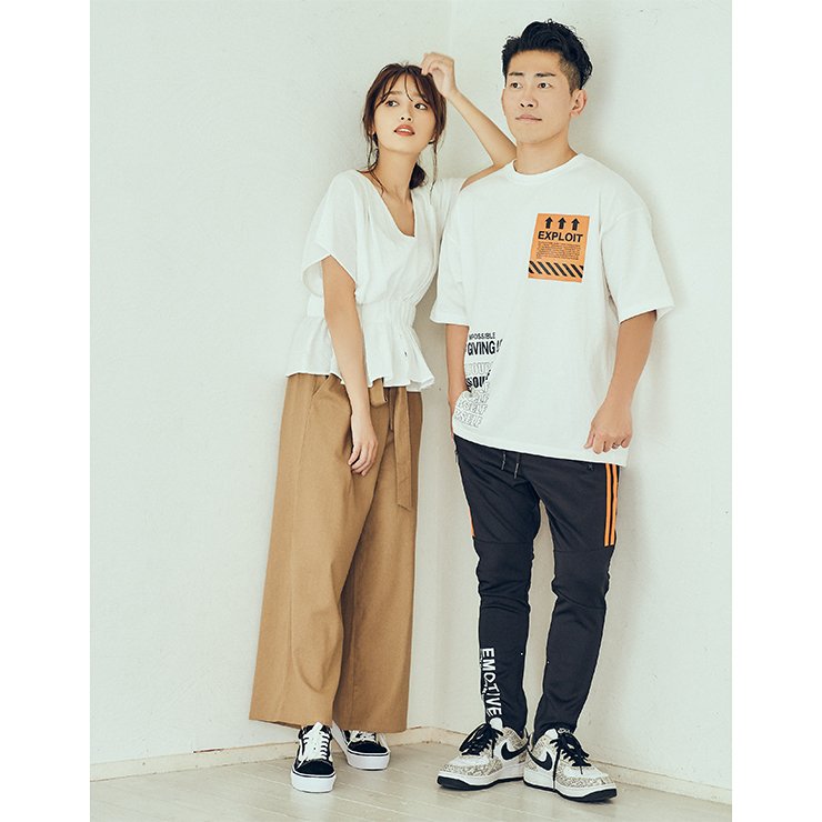 ルフィル le phil タフタコンビカットソー 白 近藤千尋 近藤千尋さん