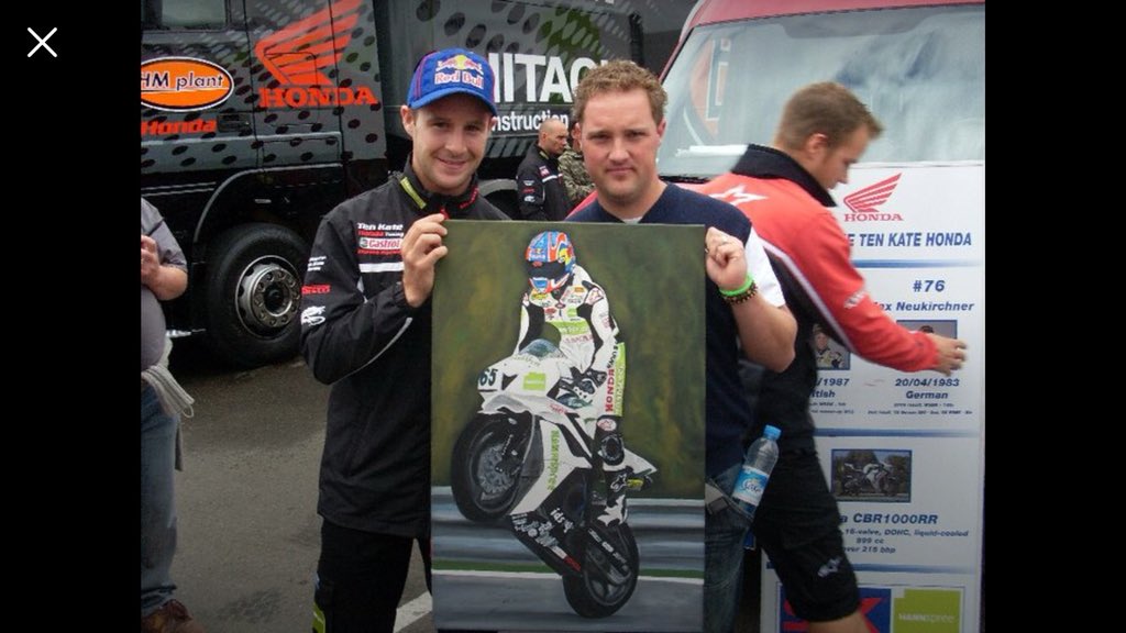 Bugsy3823's tweet photo. @mashleywalden @insidebikes @WorldSBK @DoningtonParkUK Just slightly! https://t.co/HRhZe5u8El