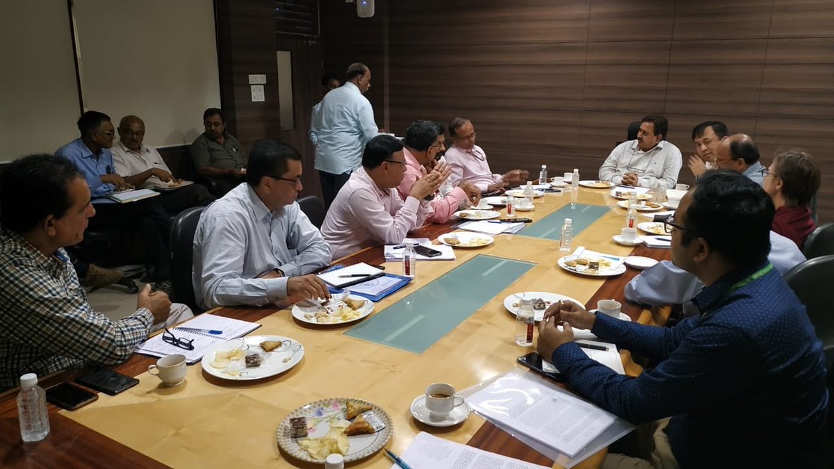 cpmu_drip's tweet photo. #dripphase2, today, we had Wrap Up Meeting with PS WRD Mr Jadhav other WRD officials at 11:00 Hrs in Gandhinagar, hv detailed discussion @CWCOfficial_GoI @WorldBankIndia @mowrrdgr @moefcc @gssjodhpur @usbr @USS_Dams @Dam_Safety @SPANCOLD @jwa_PR @Entura_thinking @cleanganganmcg https://t.co/YY9P5iB4q5