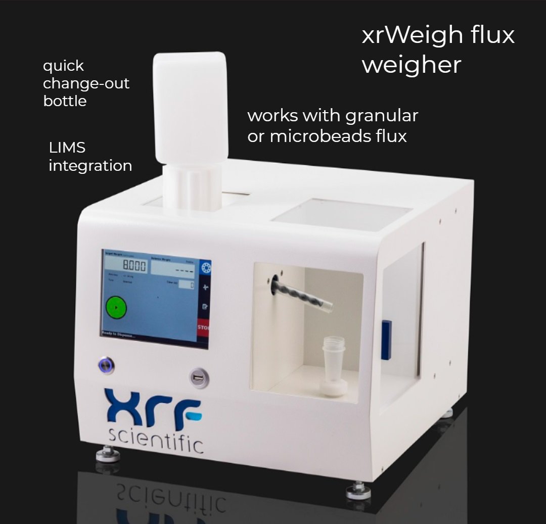 XRF_Scientific's tweet photo. Did you know there is no longer any need to weigh out your XRF flux manually? #xrf #chemistry #sampleprep #xrfscientific https://t.co/3FufCWPT9O