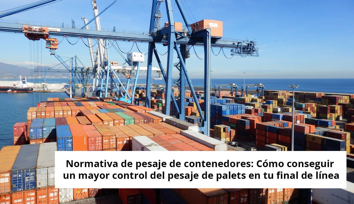 InnovaEndOfLine's tweet photo. 📔⚖️ Normativa de pesaje de contenedores: Cómo conseguir un mayor control del pesaje de palets en tu final de línea? Descúbrelo hoy en nuestro blog 👉https://t.co/6k6fpN6SK2
#EmbalajeFinal #WeAreTechnology #WeAreInnova https://t.co/DyHiMqNXZ0