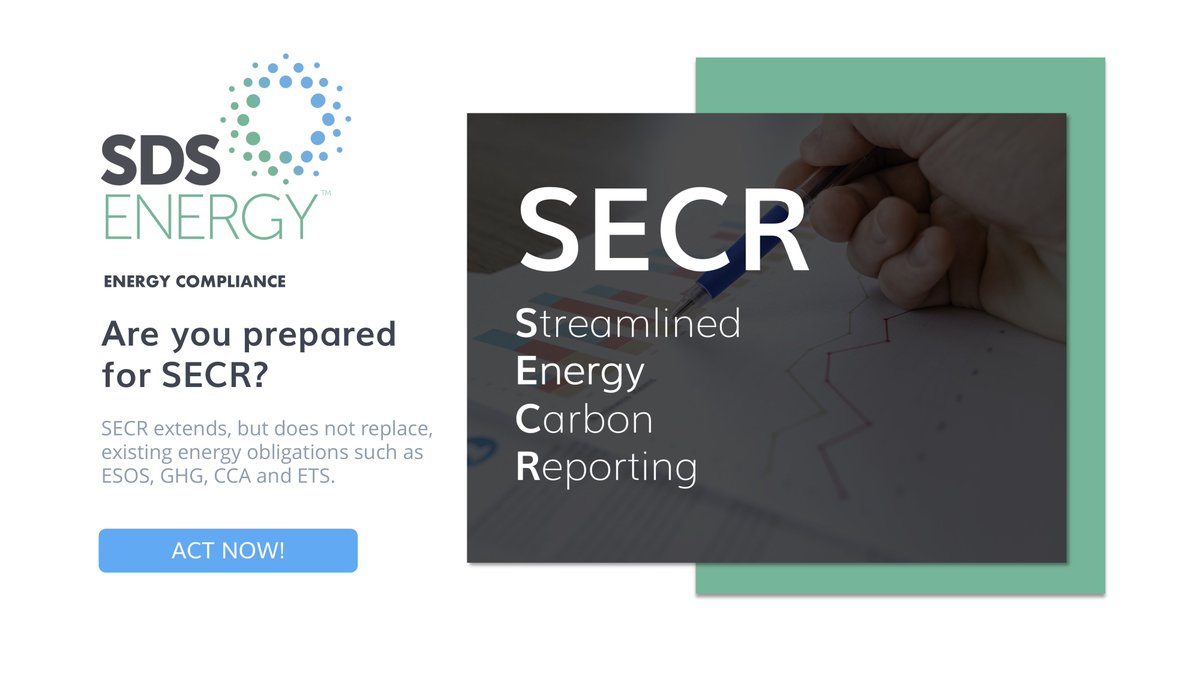 SDS_Energy's tweet photo. Is your organisation prepared for #SECR compliance? 

The new regs will affect approx 12,000 UK companies.

If you are unsure of what is involved, we are here to help ➡️https://t.co/P608P1g9nZ

#SECRCompliance #SECRReporting #EnergyCompliance #EnergyLegislation #CarbonEmissions https://t.co/r3zymgjqi1