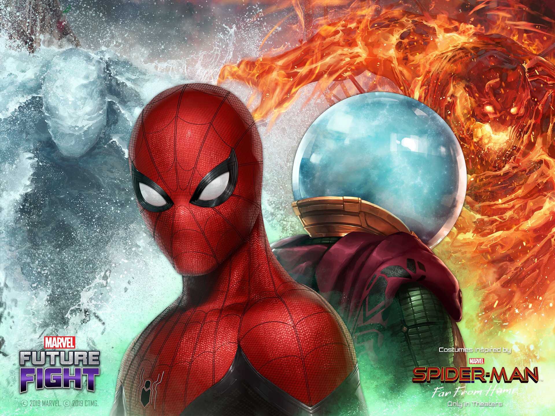 Twitter 上的 Taka Cinema Mffの スパイダーマンffh アプデがきたー 予想してたよりもボリュームあって最高 とりまミステリオのユニは買った スパイダーマンはアイアンスパイダーが好きすぎるから買うか迷ってる T Co Eqx6dcufgi Twitter