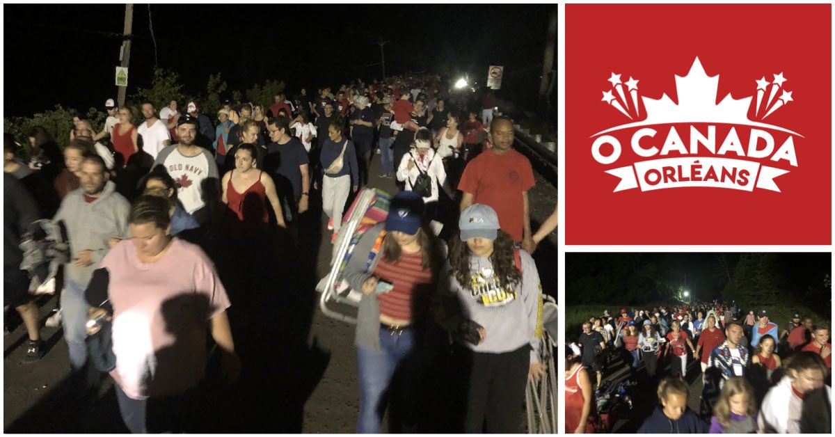 For anyone who wonders why we close the causeway to vehicular traffic between 7pm and 11pm.... this continued for 45 minutes at least! #otttraffic