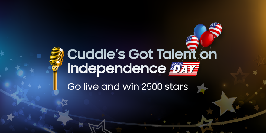 yang9105's tweet photo. Want to see your favorite #podcaster go live? Let's join #Cuddlelive on #Independenceday and #vote for the most #talented hosts! Cuddle is giving away thousands of stars as #rewards for the #best! https://t.co/c9r2CUguhy #liveshow #july4th #fun #party #mentalhealth #community https://t.co/eFYEP7fsMx