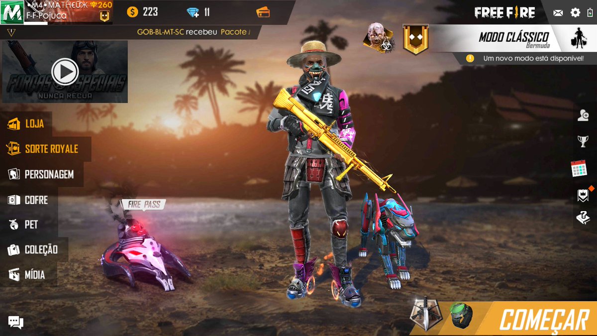 Destroyerrff's tweet image. Quem Joga Dx Id Nos Comentarios!!