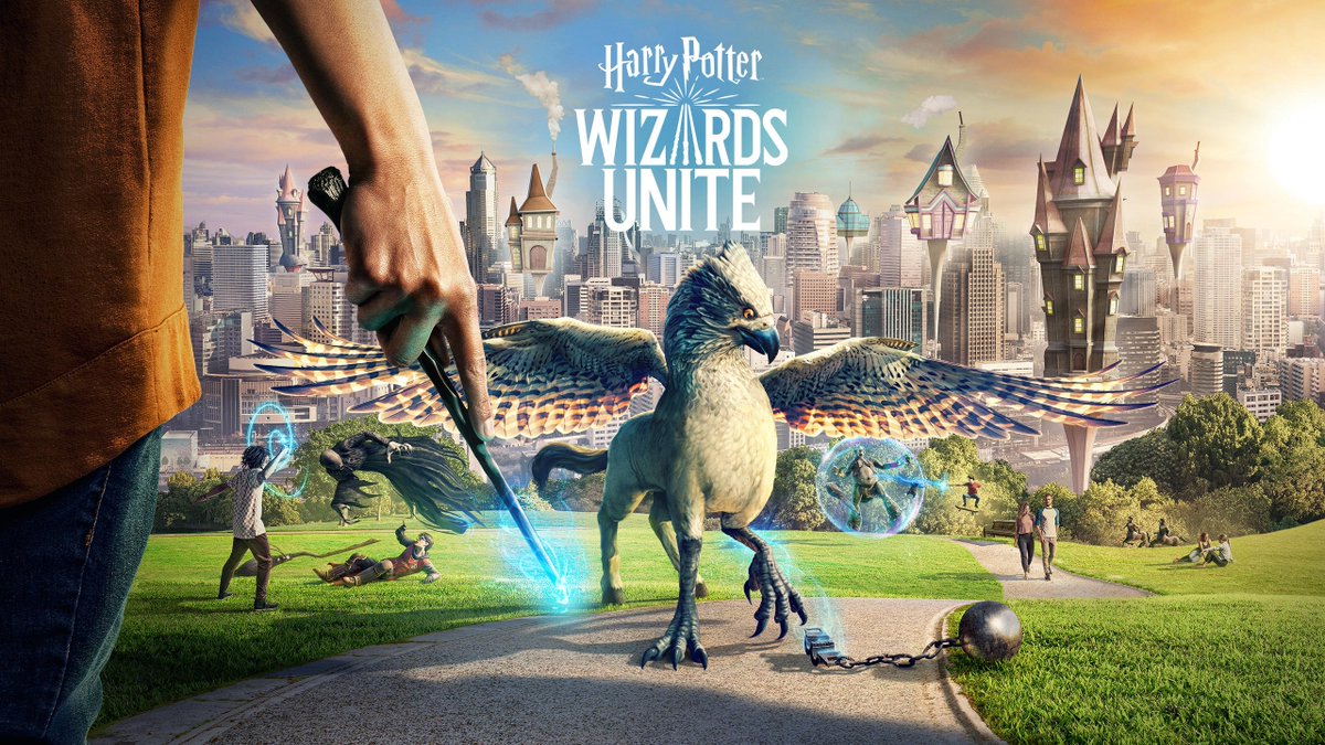 HPWizardsUnite's tweet photo. Starting today, players in Japan will be able to download and play Harry Potter: Wizards Unite! #WizardsUnite https://t.co/hG1DOFoQUT https://t.co/8aG5gR4MwA