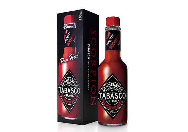TwitFukuoka's tweet photo. 約7年ぶりの新商品、史上最も辛いタバスコ「TABASCO®スコーピオンソース」日本上陸！販売開始。詳細こちら→ https://t.co/E0f2fslpa0 https://t.co/sTmZtuY0sr