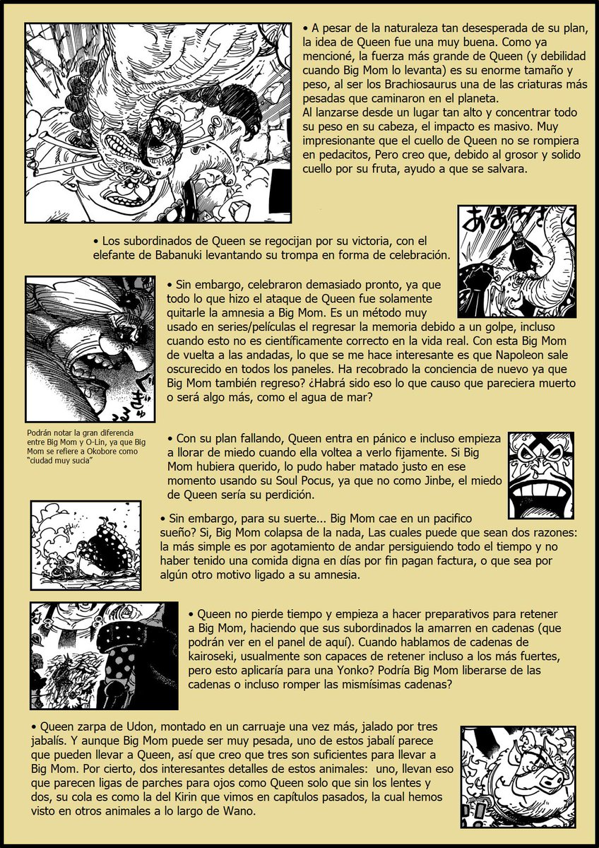 One Piece Manga - Secretos del capitulo 947