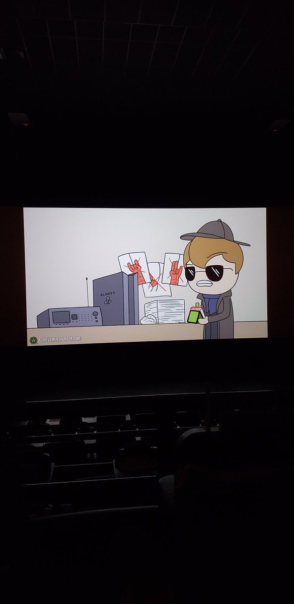 AgentMaineMeta2's tweet photo. @AchievementHunt at the @alamodrafthouse  and your animated show is awesome https://t.co/wPF1unFrga