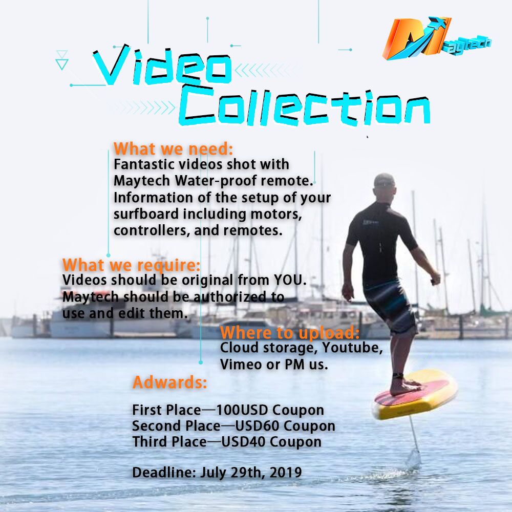 MaytechHobby's tweet photo. If you use Maytech motor, controllers or remote, welcome to share us your test video, be Maytech Lucky Dog.
#maytech #electricskateboards #electriclongboard #eskate #esk8 #esk8riders #esk8builder #surf #esurf #surfboard #electricsurfboard #efoil #efoiling #surffoil #hydrofoil https://t.co/NAdDE58vBo