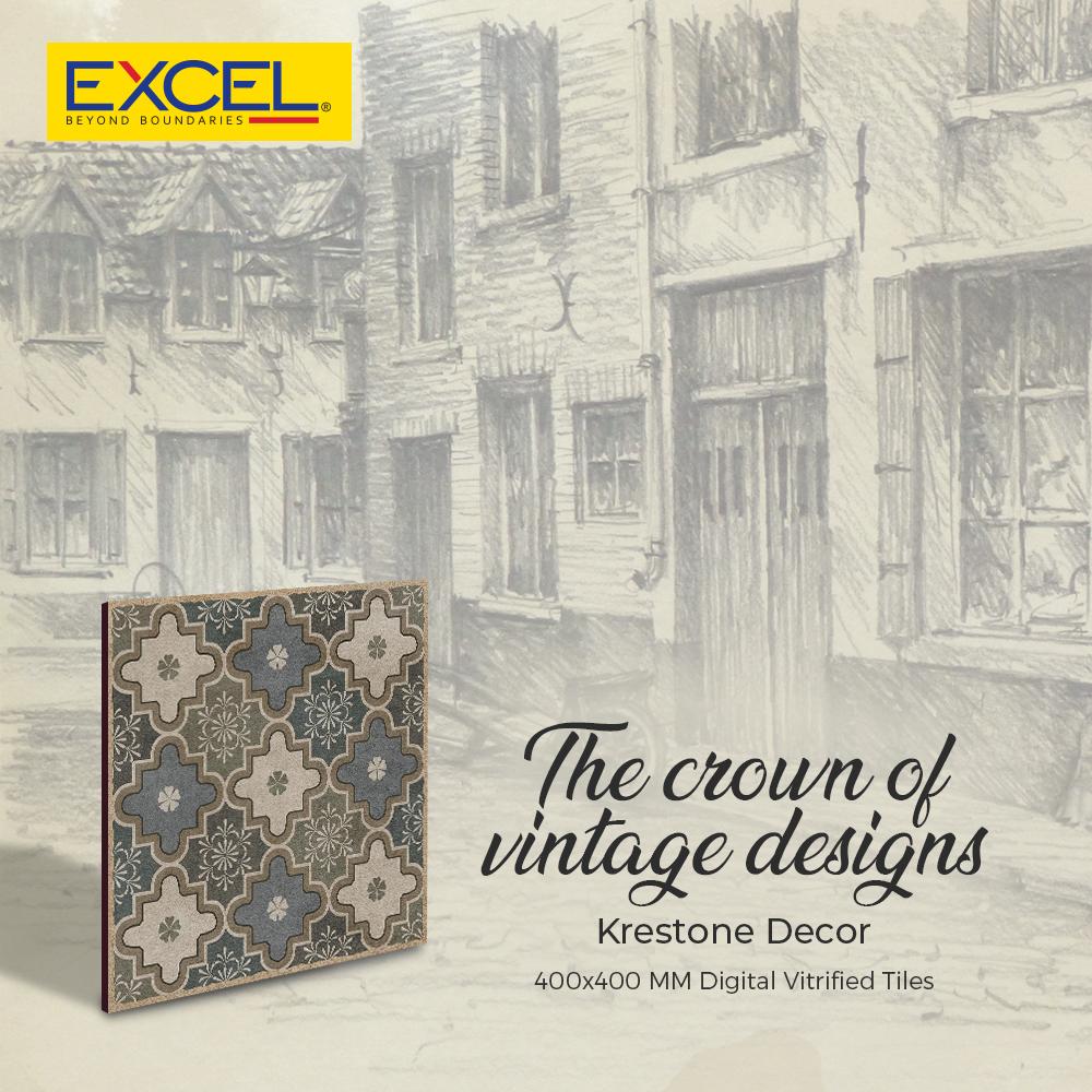 excelcera's tweet photo. Krestone Decor owns the crown of the vintage designs. Love it, get it, cherish it. 

#ExcelCeramics #Tiles #DesignerTiles https://t.co/IaZLRtzBlx