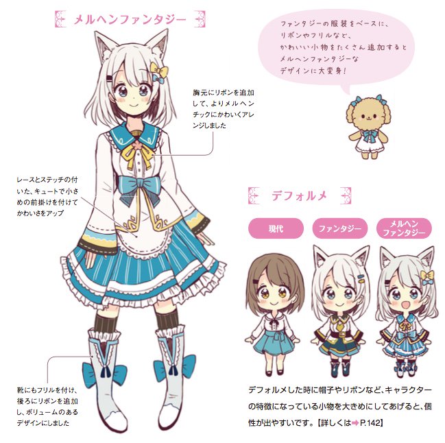 メルヘンファンタジーな女の子のキャラデザのtwitterイラスト検索結果