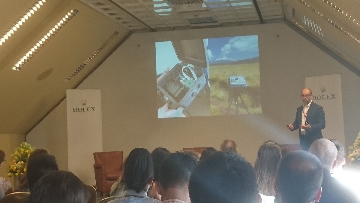 wiebkejahr's tweet photo. Getting up early today for the #Rolex partner breakfast was hard but worth it. Two awesome topics in one talk: #RaspberryPi and #volcano. #LINO2019 https://t.co/F9O3jD9SUi