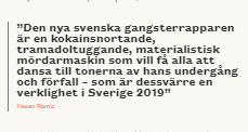 RaunoTuhat's tweet photo. Tidningen Arbetet glorifierar gangsterrappare, 03/2019.
Just Not In My Backyard... men skjutövningarna kryper allt närmare var och en. #Sollentuna #Blackeberg #svpol
https://t.co/WLoUjqMBOU https://t.co/fLy5fEwVzg