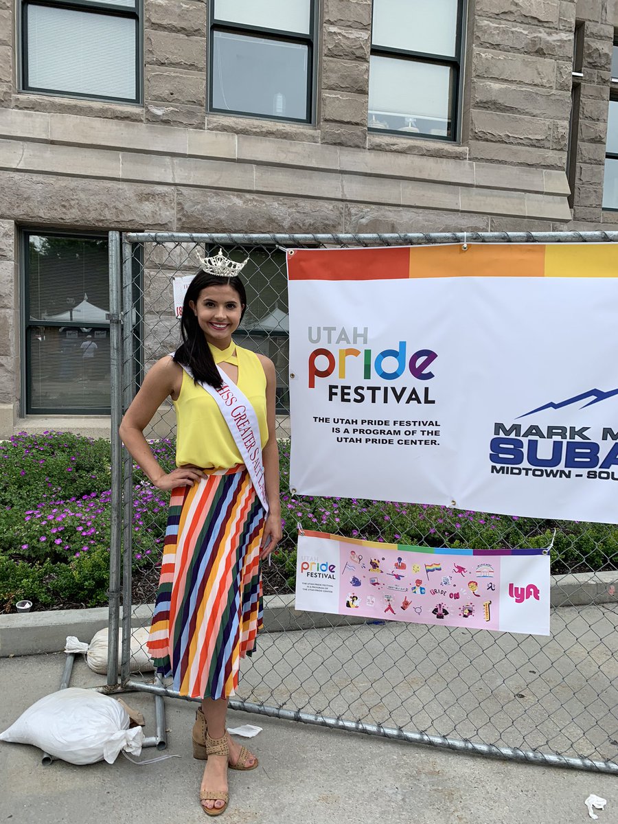 MissAmericaUT's tweet photo. With pride month ending I just want to remind everyone to be a force for good and love others unconditionally. Regardless of race, gender, sexuality etc. ❤️🧡💛💚💙💜 #pride #servesteem https://t.co/8LNZgXATt9