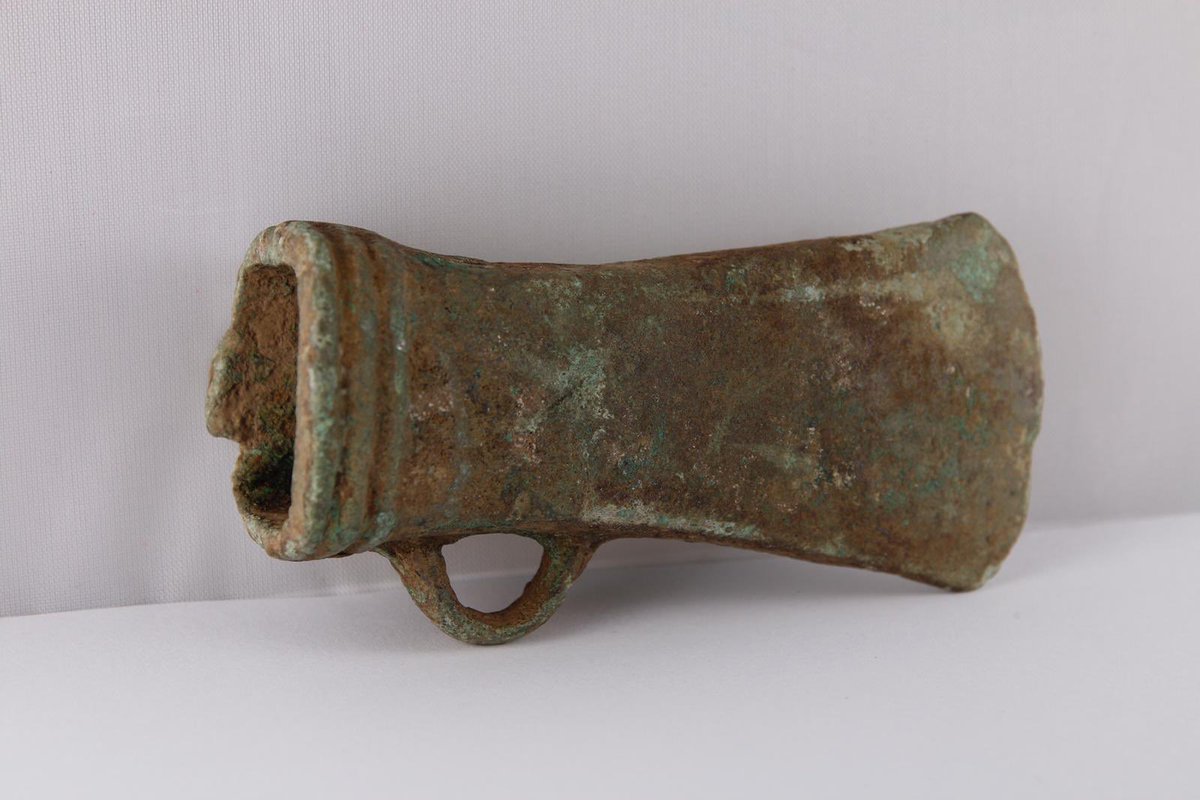 pauldwright3's tweet image. Can’t stop looking at my best find this year Bronze Age axe head, one off my wish list 😊