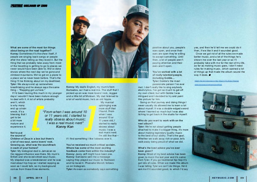 HeyMusicTweets's tweet photo. ✴️#Soul food for the #HipHop generation ✴️
It's been nonstop for #ChildrenOfZeus since the release of their #TravelLight album. 
Read the full interview here https://t.co/69dTcxa2Rt https://t.co/uR3S0NC43s