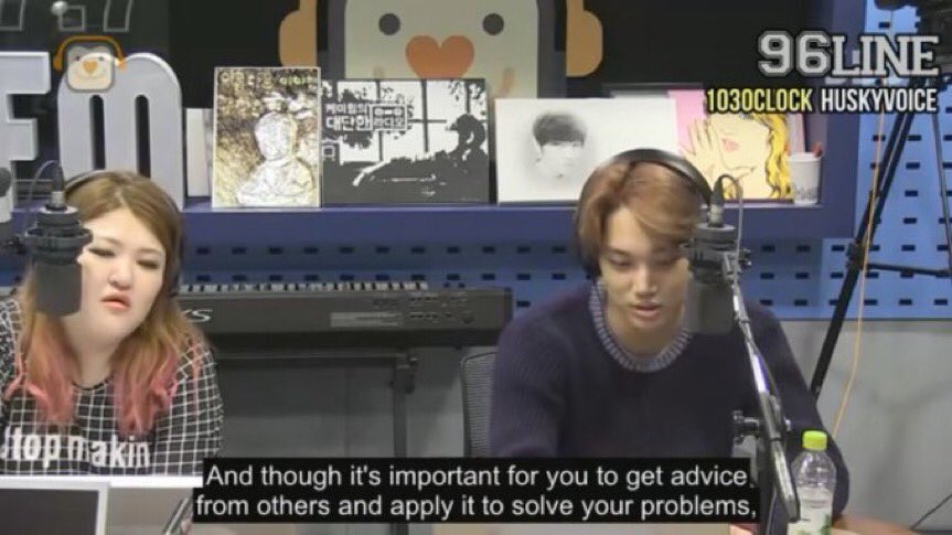 “though it’s important for you to get advice from others, it’s important for you to solve your problems yourself too”