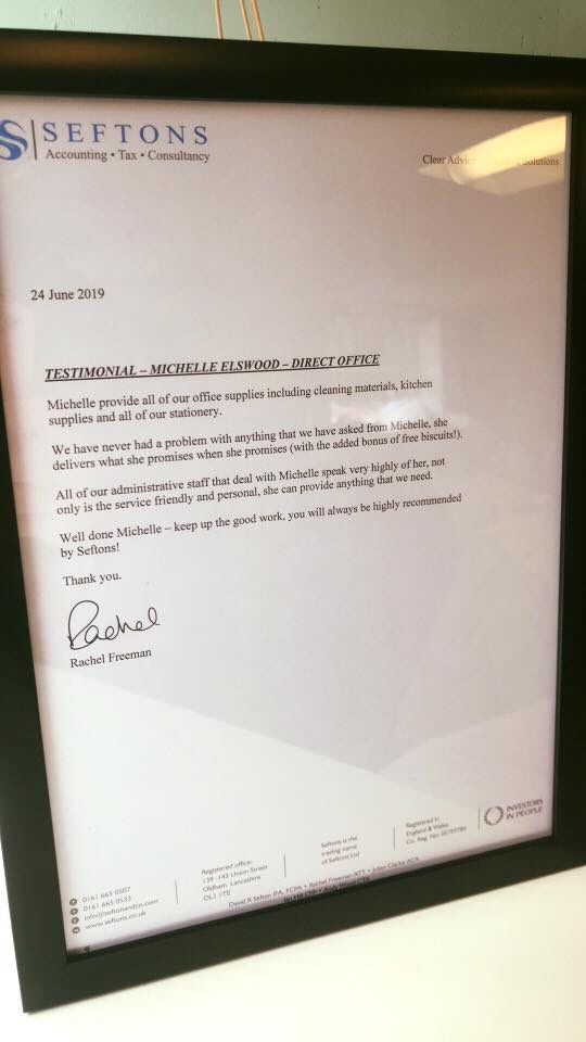 We are very proud to have been recognised as a recommended supplier of <a href="/SeftonsLtd/">Seftons</a> accountants in Oldham ❤️ 👏🏻 lovely words like this make us feel very proud &amp; shows that we’re doing a good job ☺️ <a href="/bni_paramount/">BNI_Paramount - Networking in Oldham</a> #OldhamHour #TamesideHour #Oldham #QualityService #Personalservice