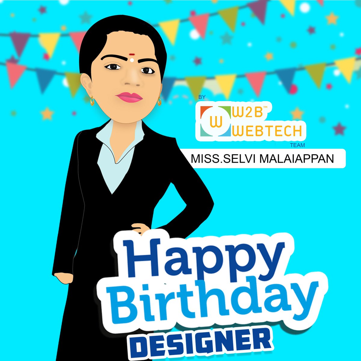 w2bweb's tweet image. The joy is in the air because your special day is here!😃

We #W2Bians  Wishing you a wonderful day and all the most #amazing things on your Big Day! 🥰

#HappyBirthDay Dear Selvi #OurDesigner