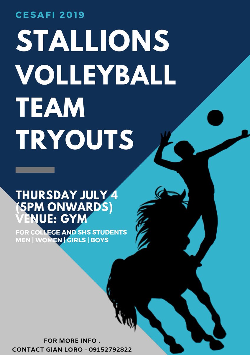 cdussg's tweet photo. Hey guys! CDU is looking for Volleyball players to join our CESAFI Team for COLLEGE and SENIOR HIGH levels. If you're interested, all the information is available below! https://t.co/7lNmhK6QgP