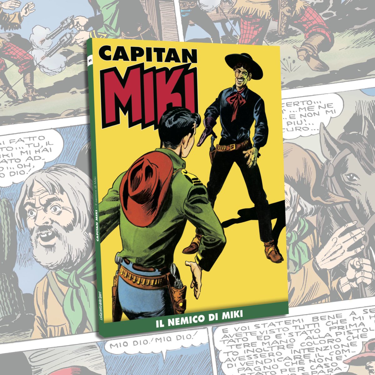 ifedizioni's tweet photo. CAPITAN MIKI N.21 🏜
"Il Nemico di Miki", ultimo episodio della 6a serie, è in #edicola!
📸 Partecipate al contest #MikiMio per fantastici premi!
💥 #CapitanMiki e Il Grande Blek vi aspettano in edicola per la solita doppietta del #martedì!
Forza Miki! 👦🏻
#IfEdizioni #Dardo https://t.co/yotAvLAdPE