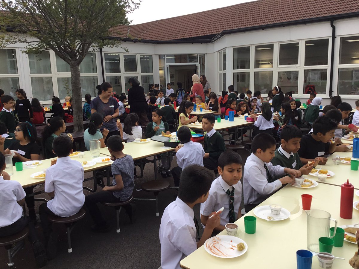 HGJS's tweet photo. It’s BBQ lunch today - we are all eating in the quad area. https://t.co/WGPFyJwmWA