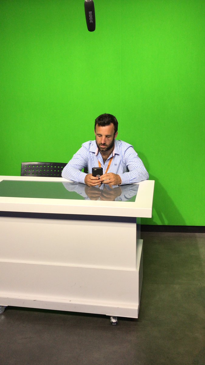 fulham_school's tweet photo. Mr Marshall working hard or hardly working on set..... 🤔👀 #callinginlife @SkySports https://t.co/tfdI7FxfHU
