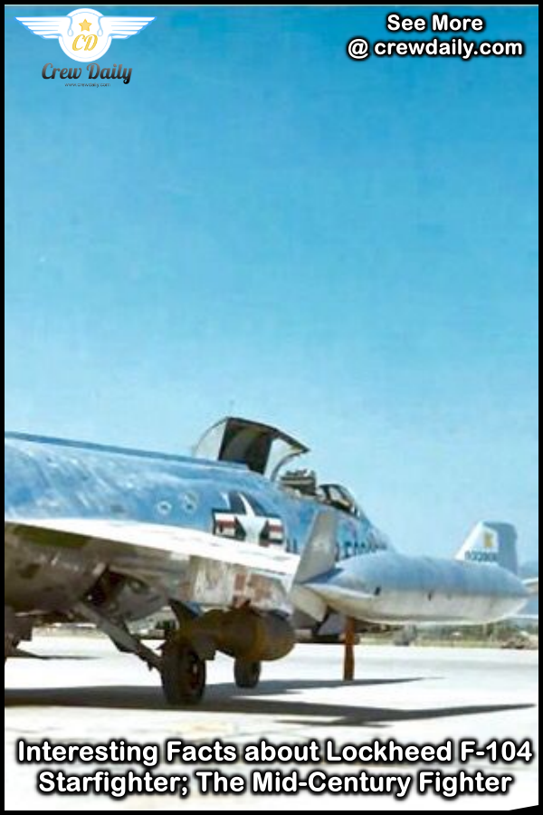 Interesting Facts about Lockheed F-104 Starfighter; The Mid-Century Fighter
crewdaily.com/interesting-fa…
#InterestingFacts #Facts #Lockheed #LockheedF104 #F104 #Starfighter #F104Starfighter #MidCentury #Fighter #MidCenturyFighter #jet #fighterjet #NASAjet #USairforce #crewdaily