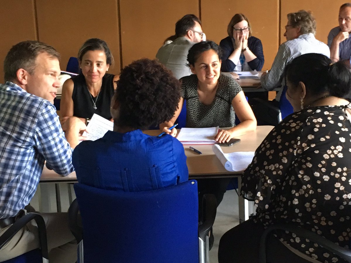 GebKaro's tweet photo. The next #WOL journey has started...
After concentrated silence follow the first exciting discussions. Power of #networking.
#teambayer #imeetup #advancingdigital https://t.co/DA9Ehf8SOW
