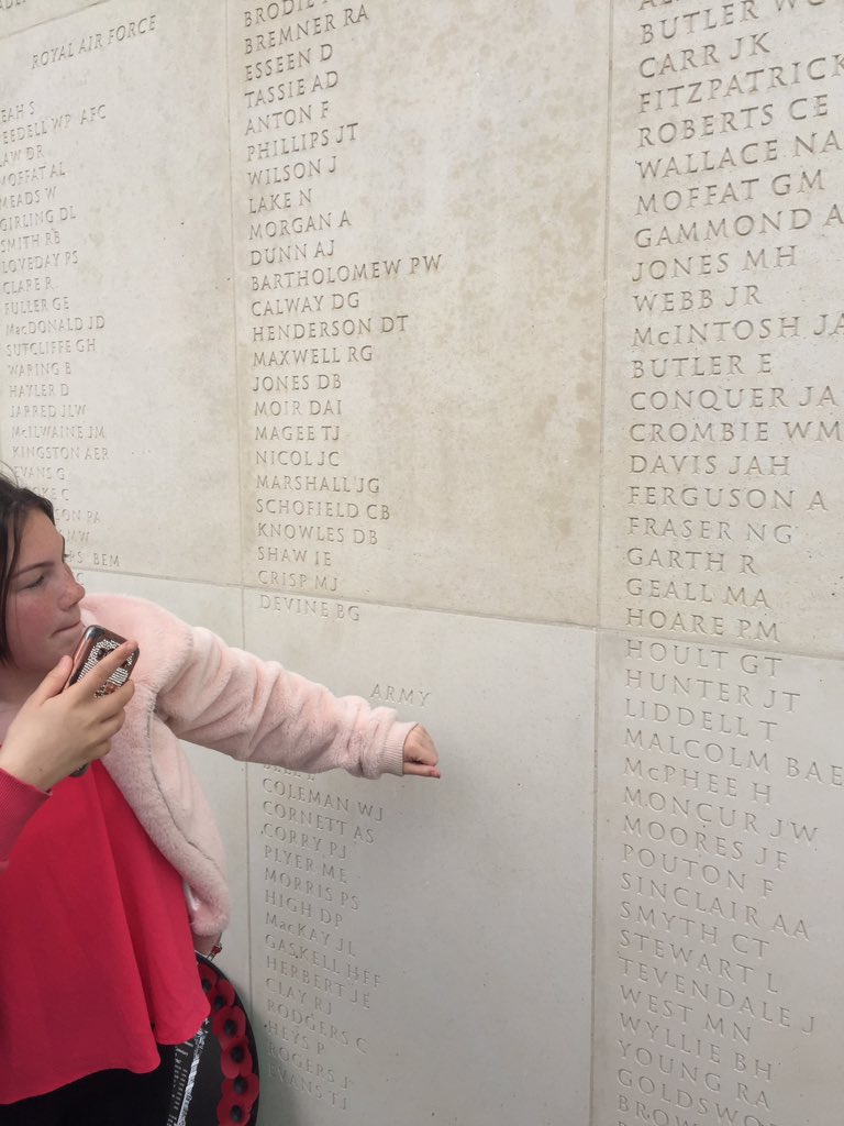 BayLeadershipAc's tweet photo. Normandy 2019 trip has made a good start, here we are at the National Arboretum learning about the men and women who lost their lives in service. https://t.co/DHAnAjLtcV