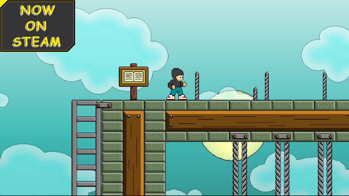 HoodieTheDummy's tweet photo. Take a look ☁️
—————
👇Malcom’s Day is on Steam👇
https://t.co/fJXiv1di6v
—————
#gamedev #indiedev #indiegame #indiegames #MadeWithGameMaker #gamemaker #platformer #pixelart https://t.co/Kdv0orylpW