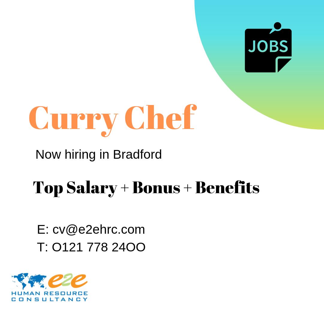 We love #curry. We need a Curry Chef. Actively hiring. Spread the word.
---
#NowHiring #Chefs #Hospitality #UK #UKrestaurants #RestaurantsUK #Careers #Food #Foodies #Tuesday #Motivation #Design #Minimal