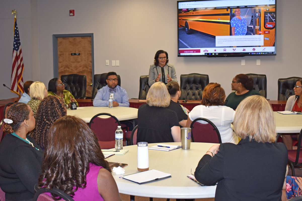 Petersburg Schools on Twitter "Yesterday on her first day as