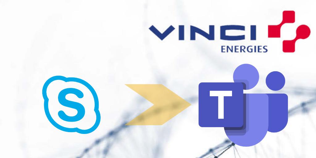 Bye bye <a href="/Skype/">Skype</a>, confirmed by <a href="/Microsoft/">Microsoft</a>: <a href="/VINCIEnergies/">VINCI Energies</a> is the first major group to become "<a href="/MicrosoftTeams/">Microsoft Teams</a> only

According to MS France (= on "French" customers): "Only <a href="/Capgemini/">Capgemini</a> (211t employees) is using more than we (77t)" viaD´agostino. #Collaboration <a href="/vinci/">VINCI</a> <a href="/VINCIEnergiesD/">VINCI Energies DE</a>