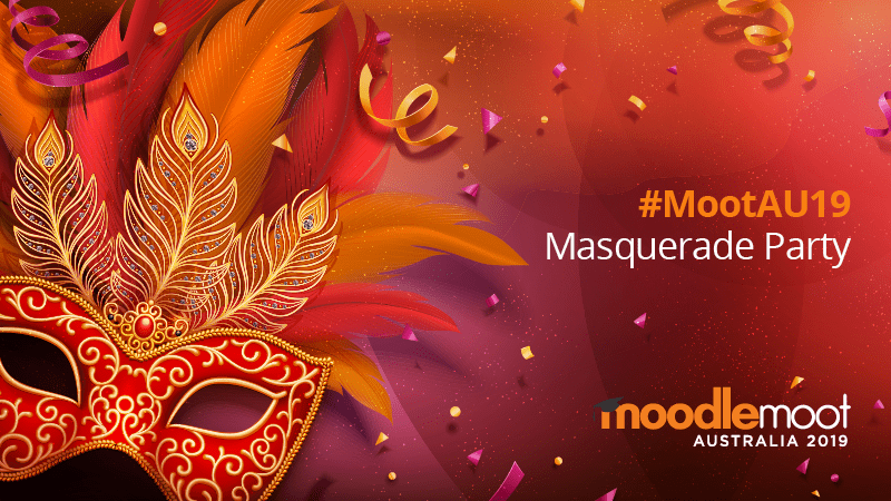 After a jam packed day of valuable sessions and Moodling, we look forward to welcoming #MootAU19 Moodlers to the Masquerade Party at Duke of Wellington at 6.30pm for dinner drinks and entertainment in true Moodle style!