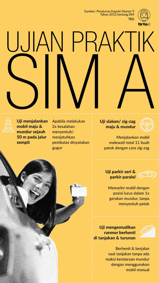 TirtoID's tweet photo. Yang punya SIM murni lolos hasil ujian tulis dan praktik mana suaranyaa?? Tunjukkan pada dunia karena kalian berhak bangga~

https://t.co/cvH4MOB9dO https://t.co/VoDoGpOL8V
