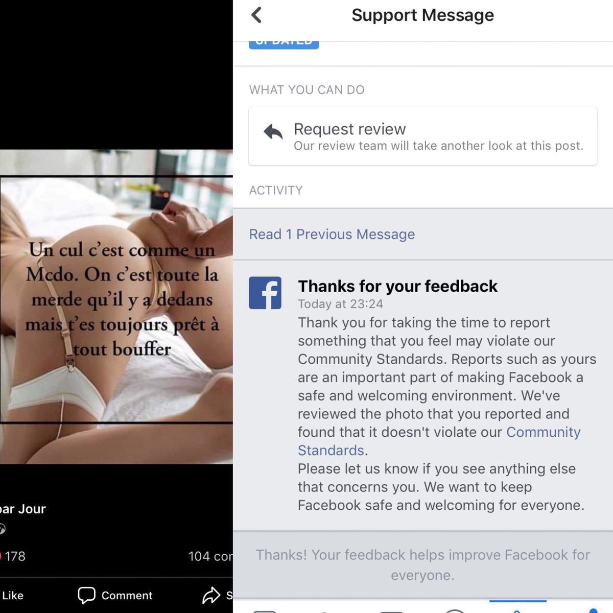 miss_loan's tweet photo. Donc en 2019, ce genre de publication ne choque pas Facebook... #sexism #WomensRights @CausetteLeMag @Lempecheuse https://t.co/ceBWH1zeRw