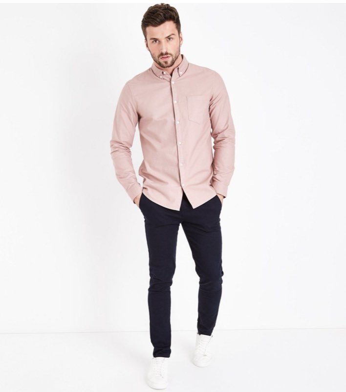 Pink Long Sleeve Oxford ShirtAvailable in XXS only.N6,500 #londonerrands