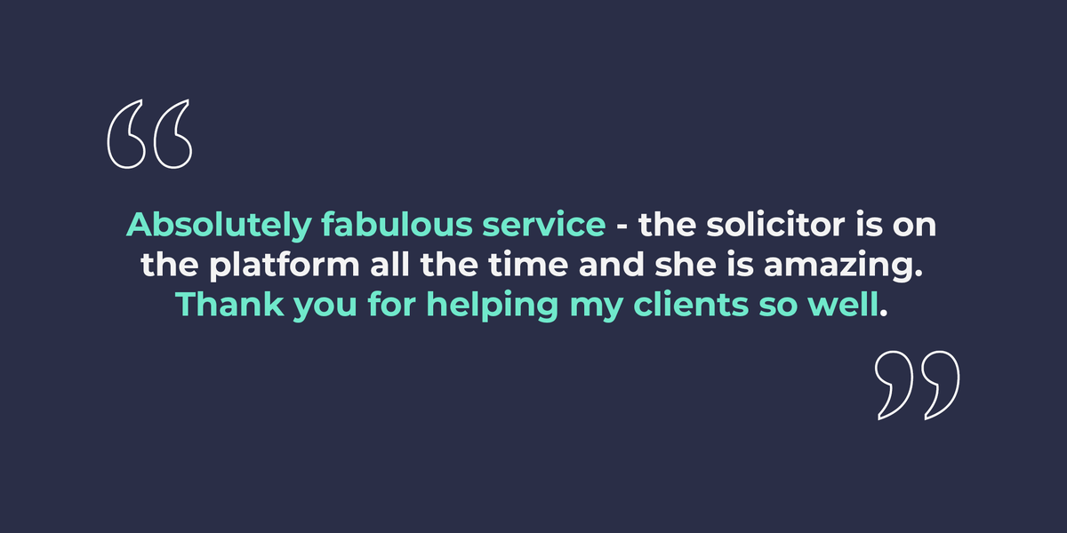 DigitalMoveUK's tweet photo. We've received some great feedback from those using @DigitalMoveUK over the last few months, including from some very impressed brokers. #conveyancing #digitisation #digitalmove #proptech https://t.co/s2dEKl6e1R