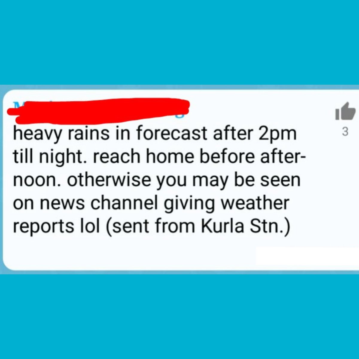 iRachitDoshi's tweet image. #mIndicator Live Train Chat (Part 3)

#MumbaiRainsLiveUpdates #MumbaiRains

Don't miss 😂👇